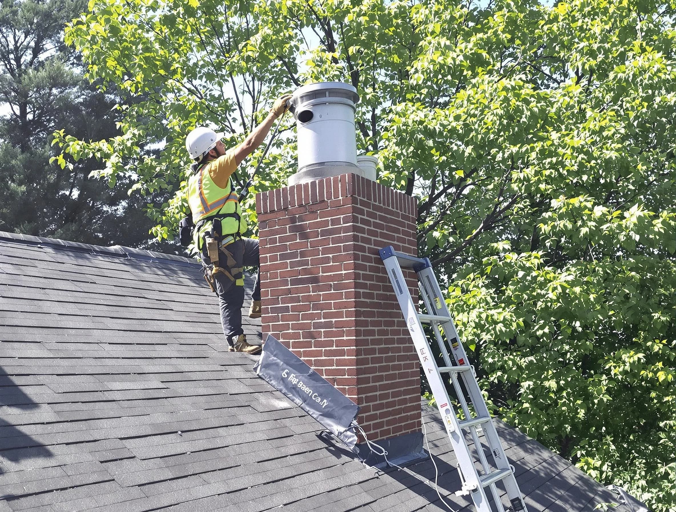 Chimney liner inspection by Pittsburgh Chimney Sweep in Pittsburgh, PA