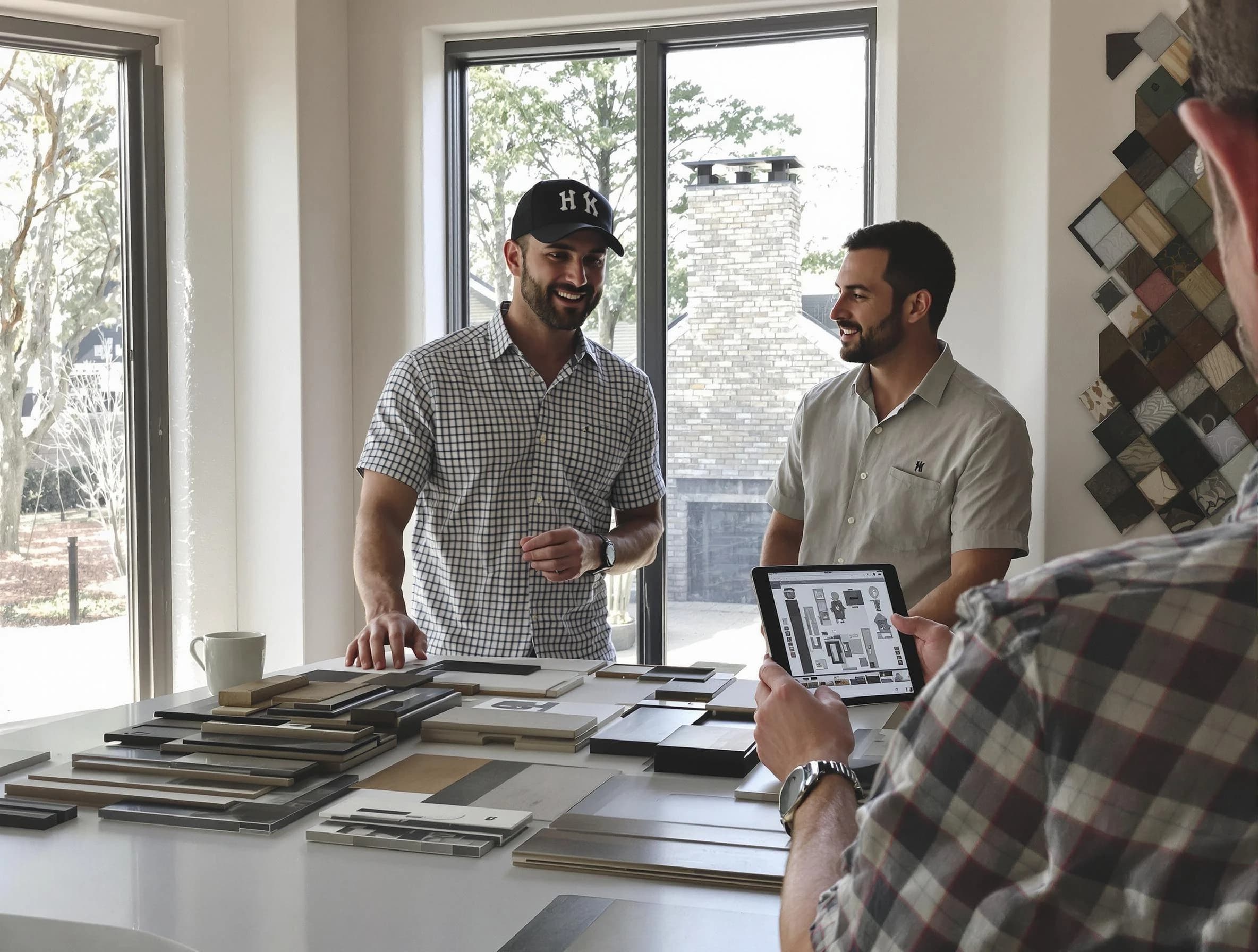 Pittsburgh Chimney Sweep remodeling a chimney and fireplace in Pittsburgh, PA