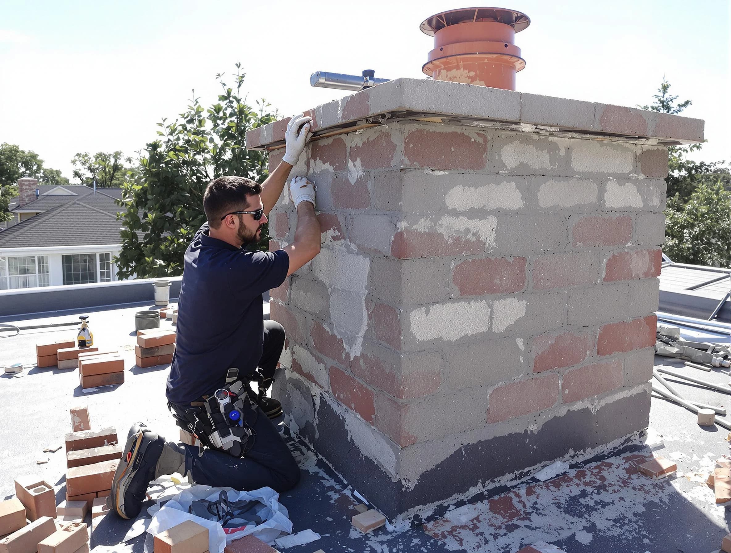 Advanced chimney repair process by Pittsburgh Chimney Sweep in Pittsburgh, PA