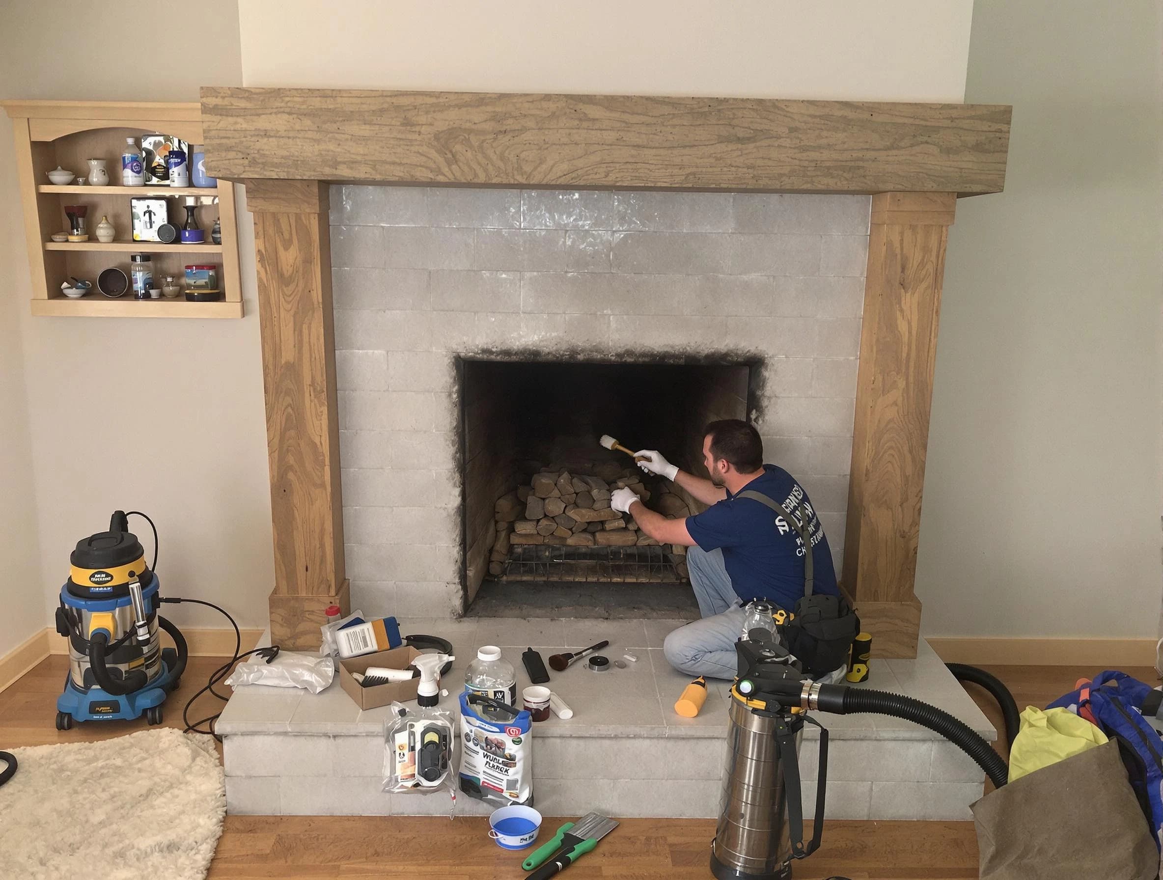 Detailed creosote removal process by Pittsburgh Chimney Sweep in Pittsburgh, PA