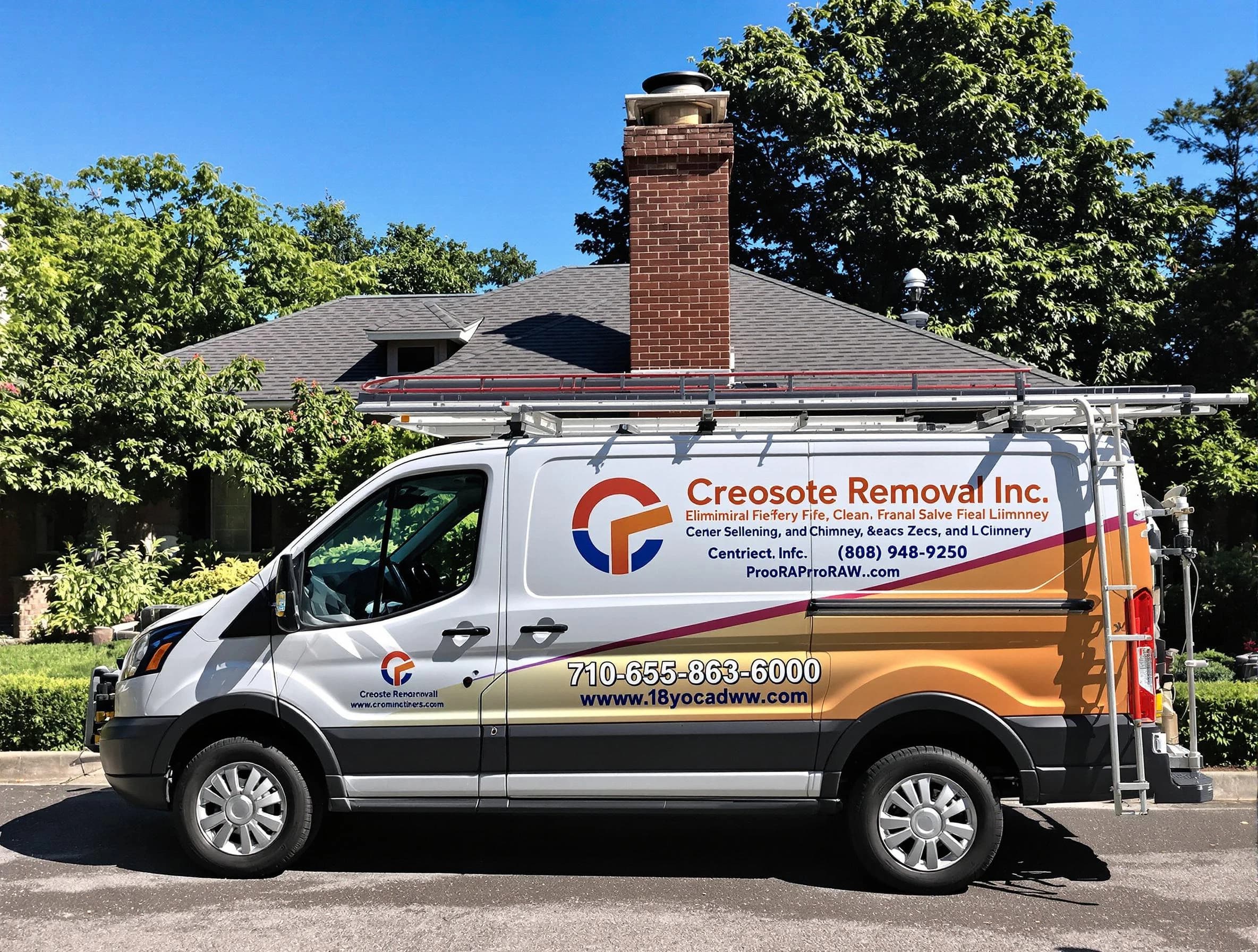 Pittsburgh Chimney Sweep technician removing creosote safely in Pittsburgh, PA