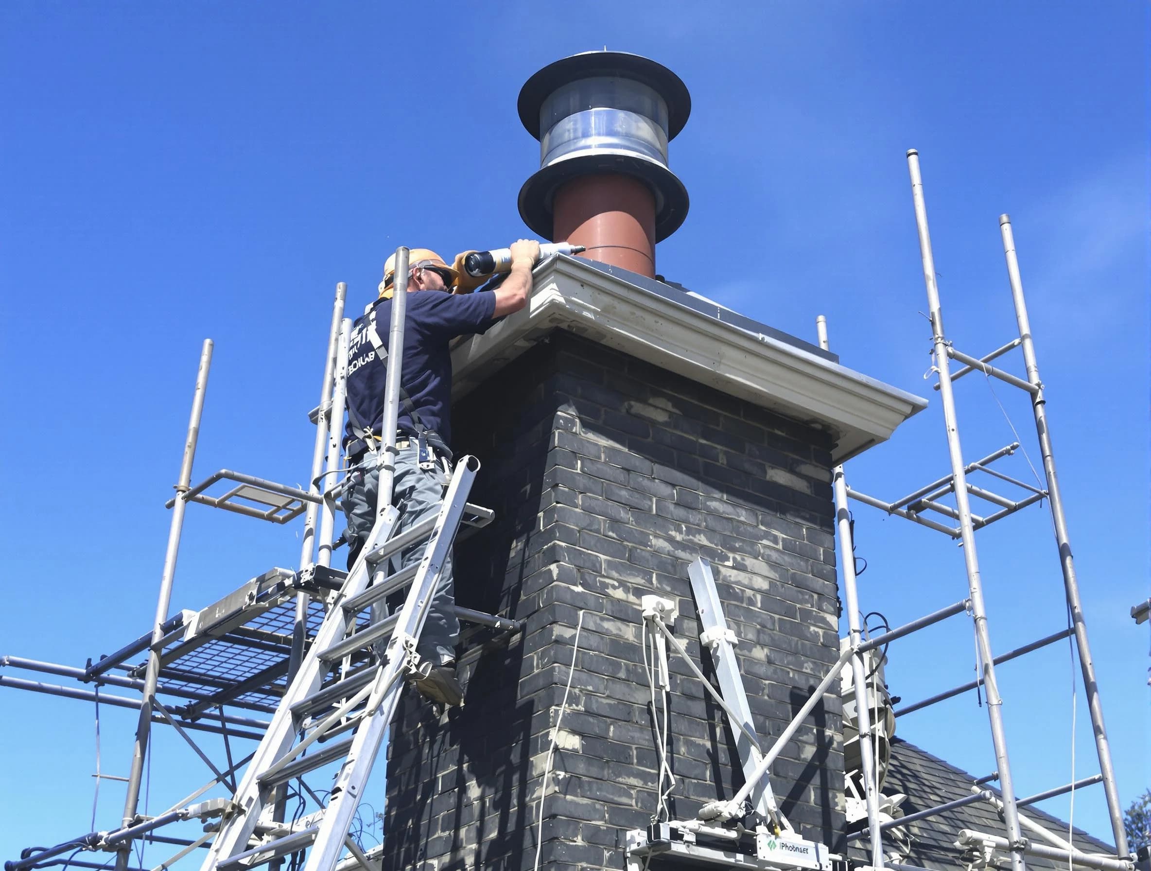 Sturdy chimney crown finished by Pittsburgh Chimney Sweep in Pittsburgh, PA