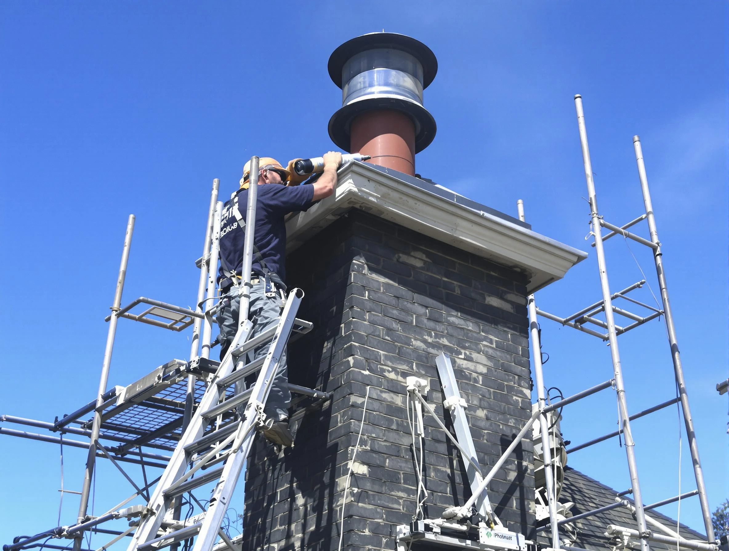 Sturdy chimney crown finished by Pittsburgh Chimney Sweep in Pittsburgh, PA