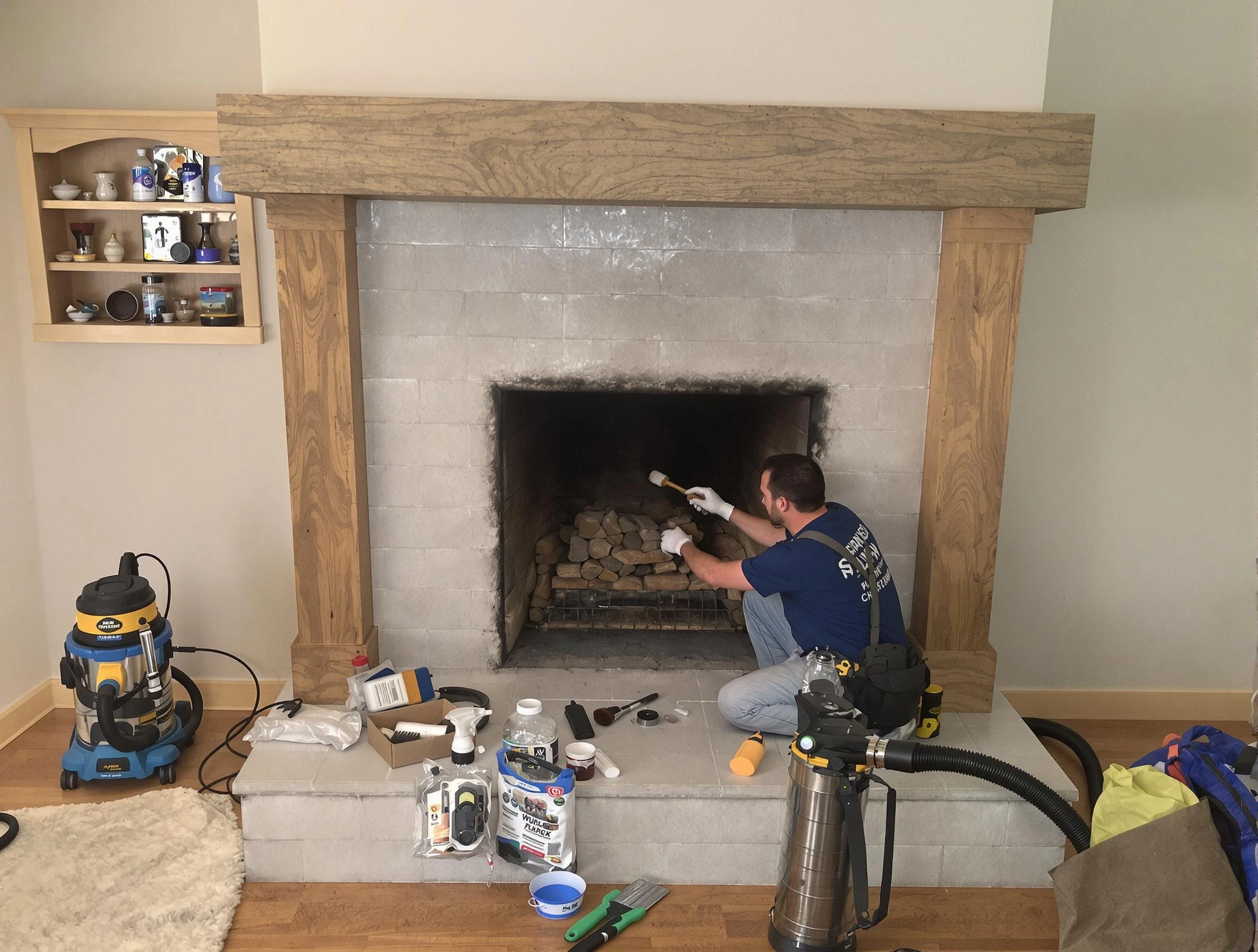 Detailed creosote removal process by Pittsburgh Chimney Sweep in Pittsburgh, PA
